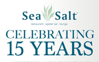 sea and salt celebrating 15 years logo
